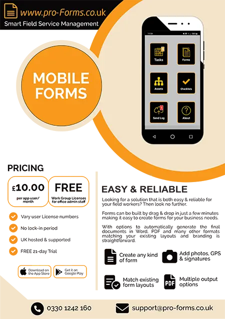 Click to download Mobile Forms PDF