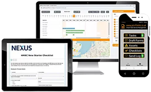 UK hosted mobile & online form builders, job and asset management software