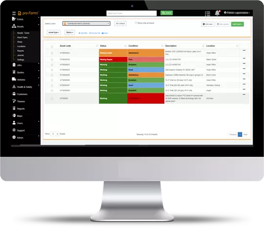 Enhanced job & asset management asset