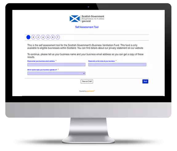 Browser-based Online forms desktop