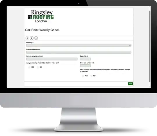 Update assets using online forms.