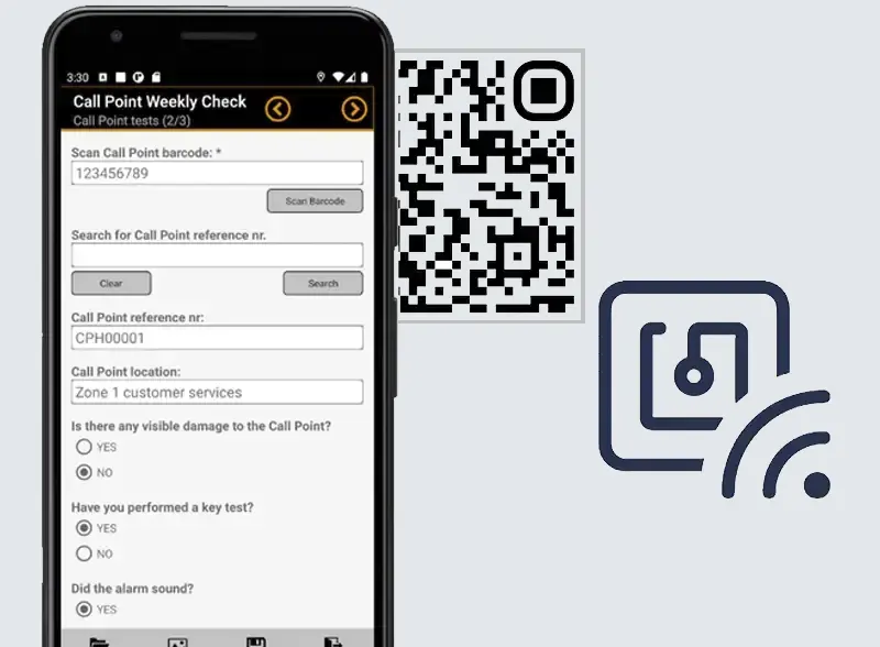 Asset QR code scanning