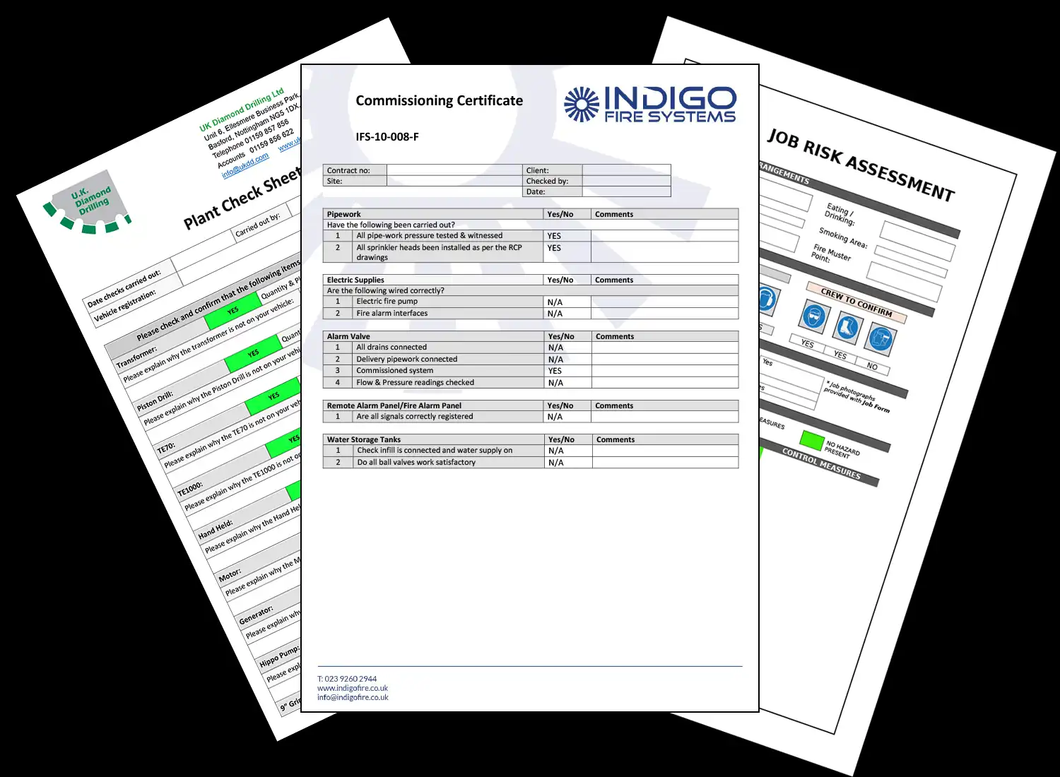 Mobile app based forms