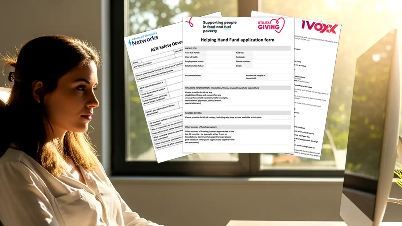 Branded customisable online forms