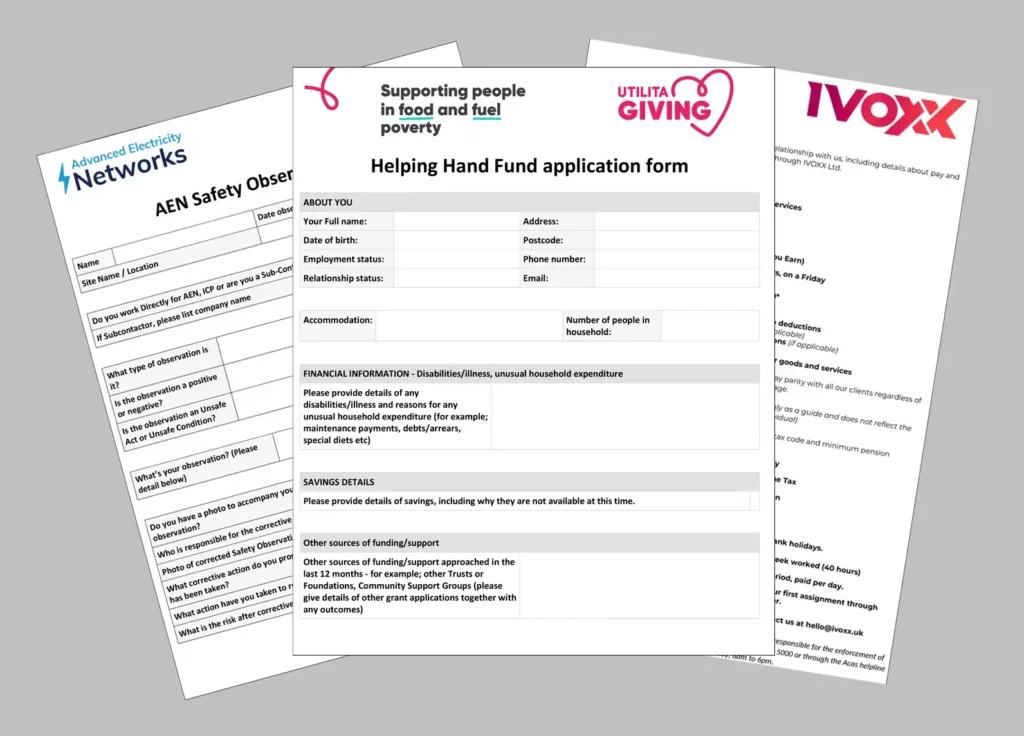 UK hosted online form builder