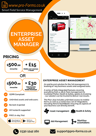ENTERPRISE ASSET MANAGER factsheet
