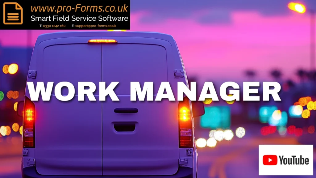 WORK MANAGER field service video