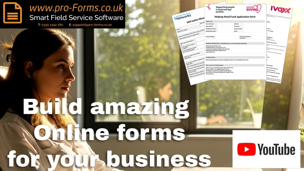 Online Forms YouTube video