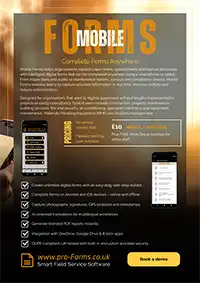 pro Forms Flyer Mobile Forms 1 Pager